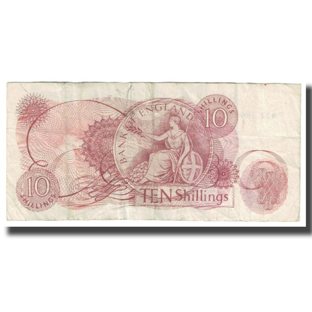 Banknote, Great Britain, 10 Shillings, KM:373c, VF(20-25)