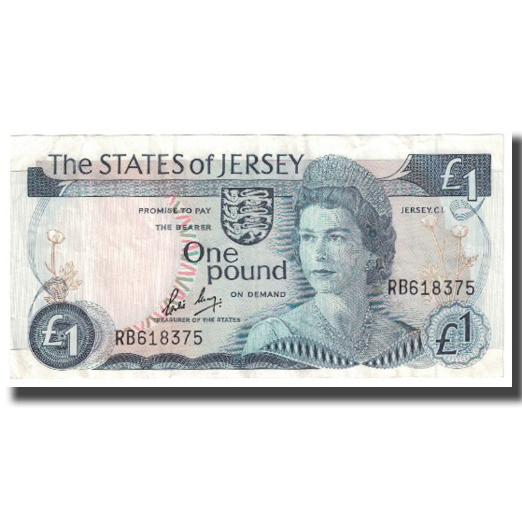 Geldschein, Jersey, 1 Pound, KM:11a, S