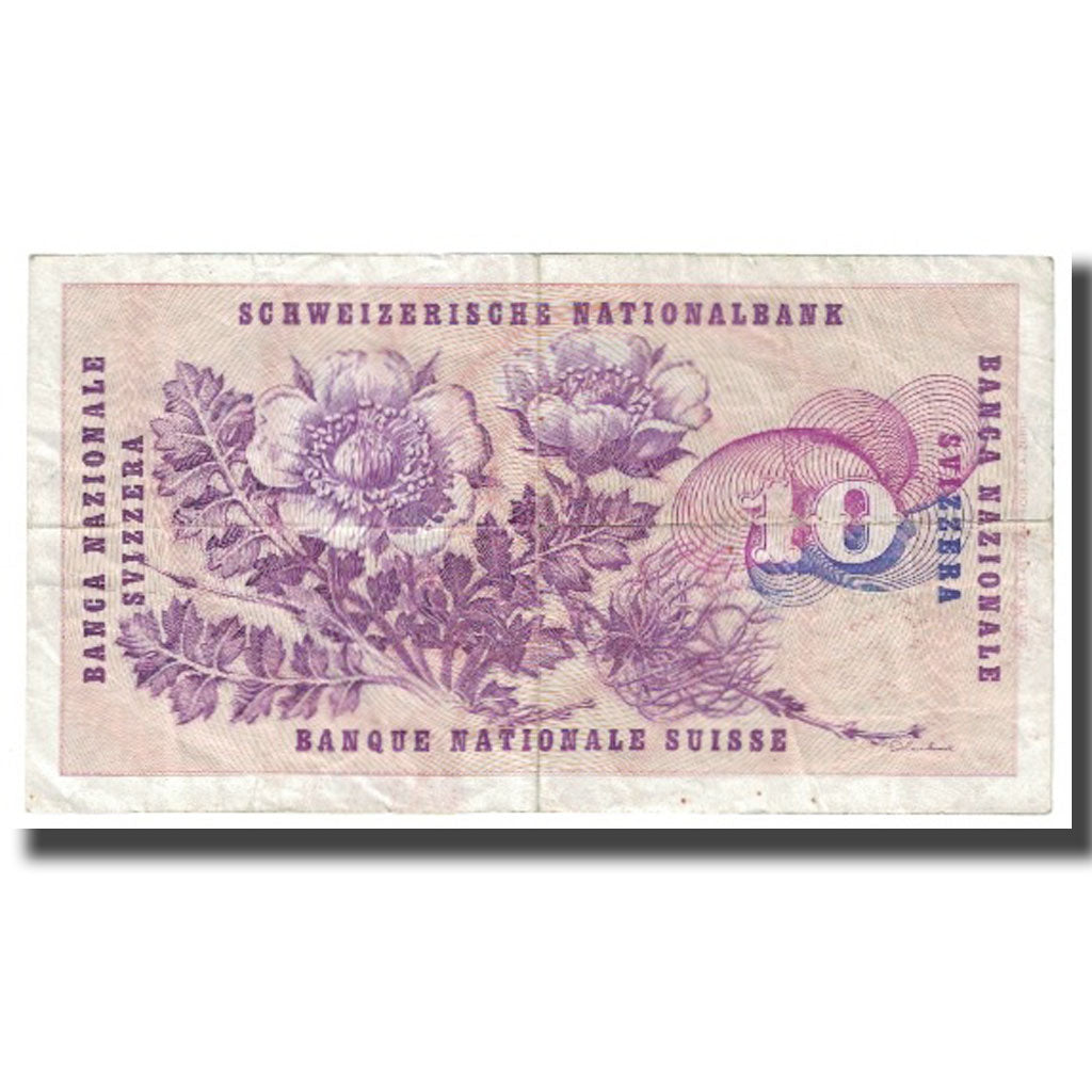 Billet, Suisse, 10 Franken, 1979, 1979-01-05, KM:45o, TB