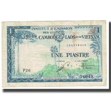 Banknote, FRENCH INDO-CHINA, 1 Piastre = 1 Kip, KM:100, VF(20-25)