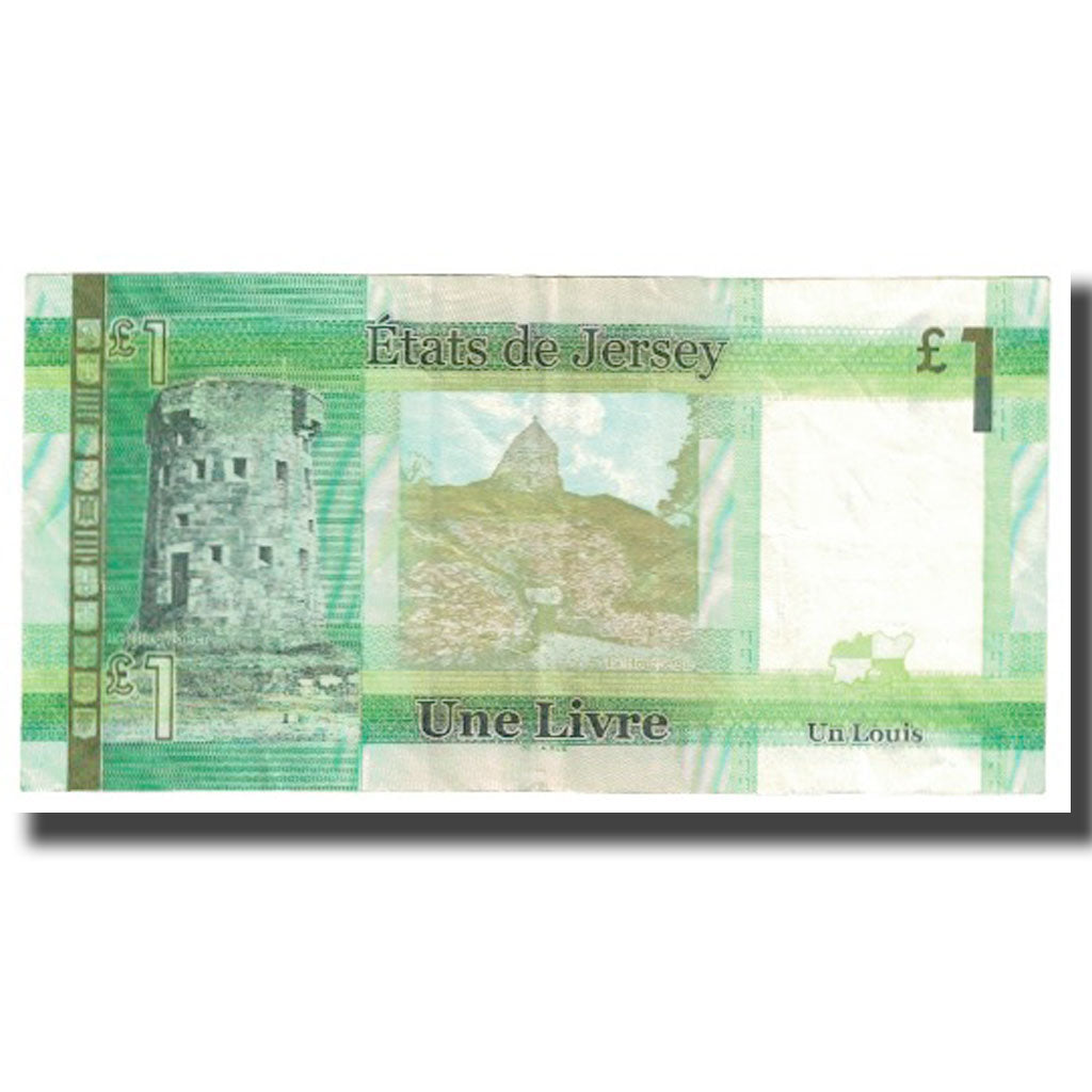 Banknote, Jersey, 1 Pound, KM:32a, VF(20-25)