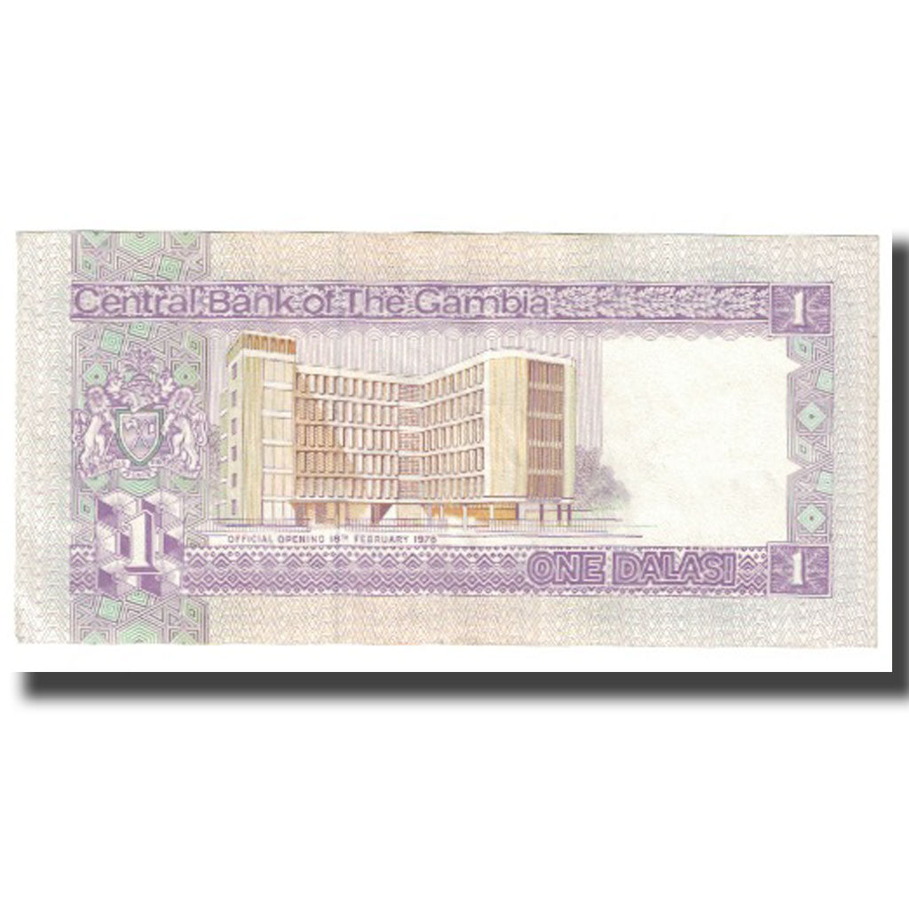 Geldschein, The Gambia, 1 Dalasi, KM:4d, UNZ-