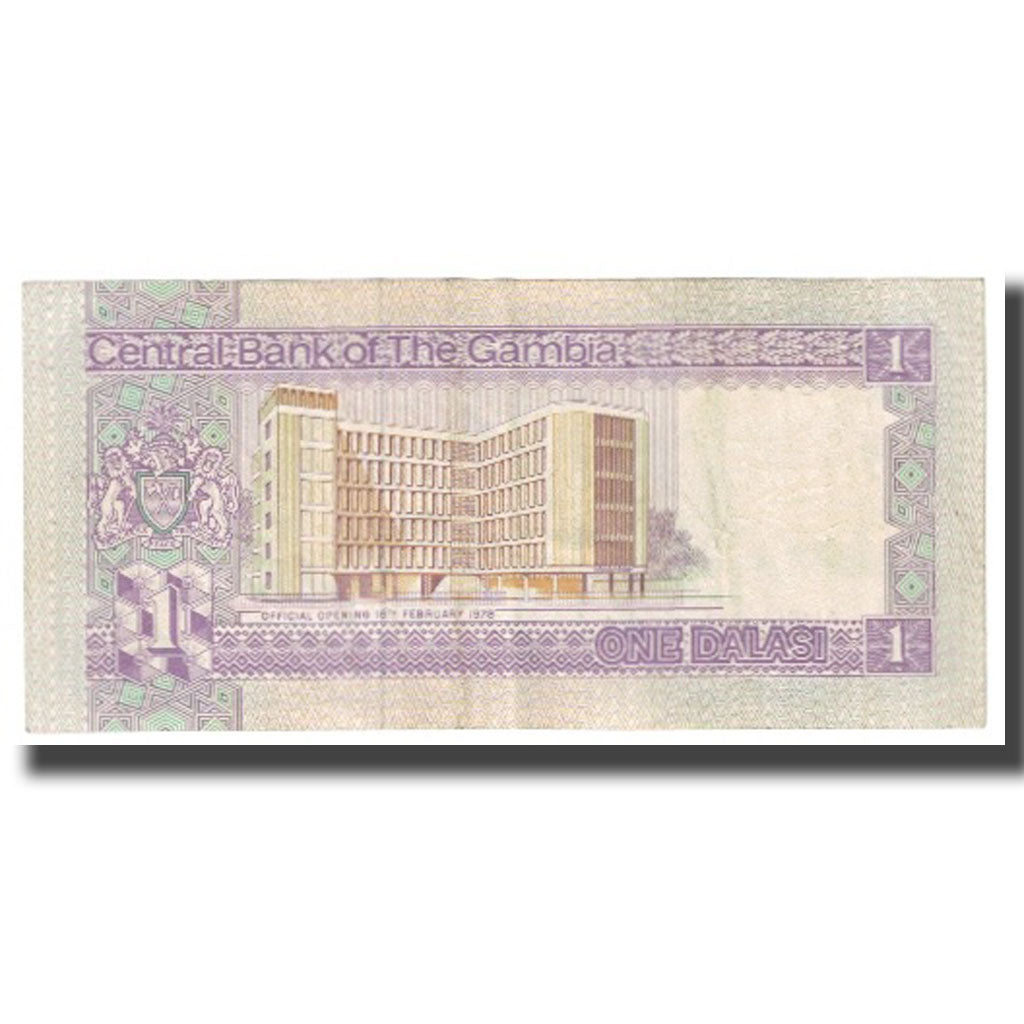 Banconote, Gambia, 1 Dalasi, KM:4d, SPL