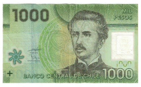 Banknote, Chile, 1000 Pesos, 2010, KM:161, VF(20-25)