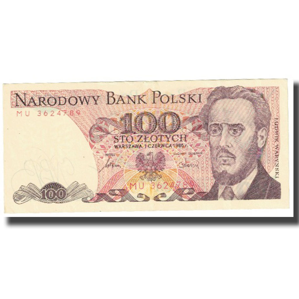 Banknote, Poland, 100 Zlotych, 1986, 1986-06-01, KM:143a, UNC(65-70)