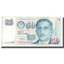 Banconote, Singapore, 50 Dollars, KM:41a, BB
