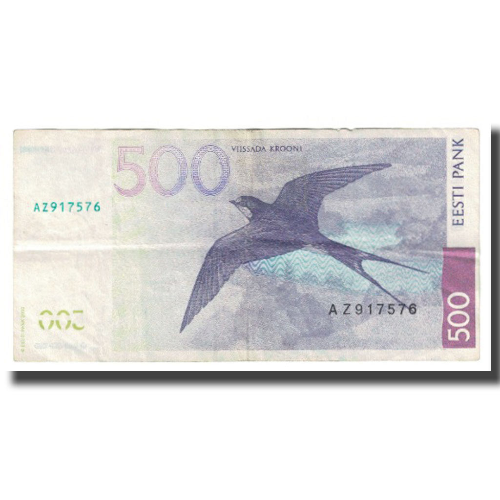 Nota, Estónia, 500 Krooni, 2000, KM:83a, EF(40-45)