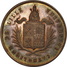 Francia, Medal, French Third Republic, Arts & Culture, 1876, SPL-, Argento