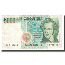 Banknote, Italy, 5000 Lire, 1985, KM:111b, UNC(63)
