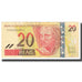 Banknote, Brazil, 20 Reais, KM:250c, VF(20-25)