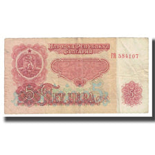 Banknote, Bulgaria, 5 Leva, 1974, KM:95a, VF(20-25)