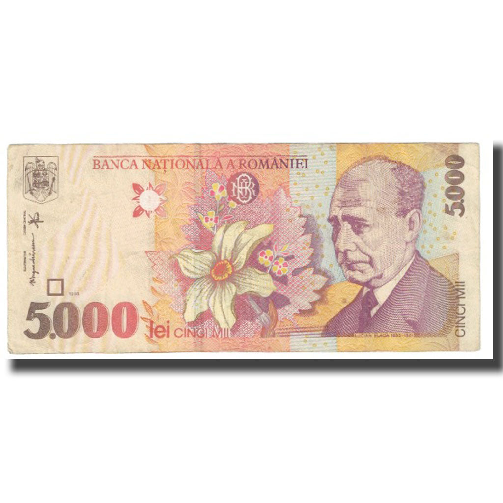 Geldschein, Rumänien, 5000 Lei, 1998, KM:107a, S
