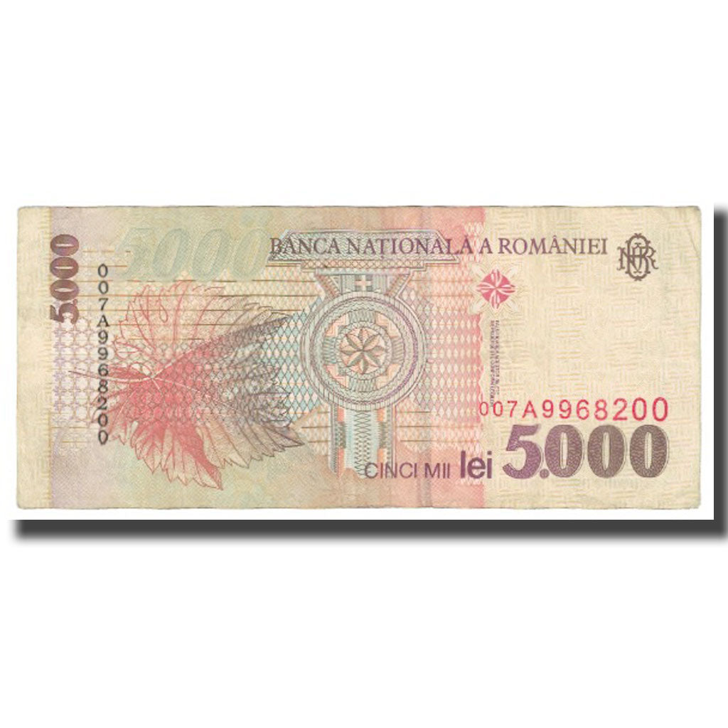 Geldschein, Rumänien, 5000 Lei, 1998, KM:107a, S