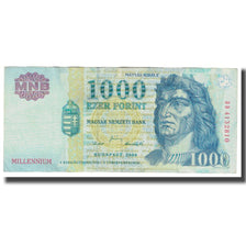 Biljet, Hongarije, 1000 Forint, 2000, KM:185a, TTB