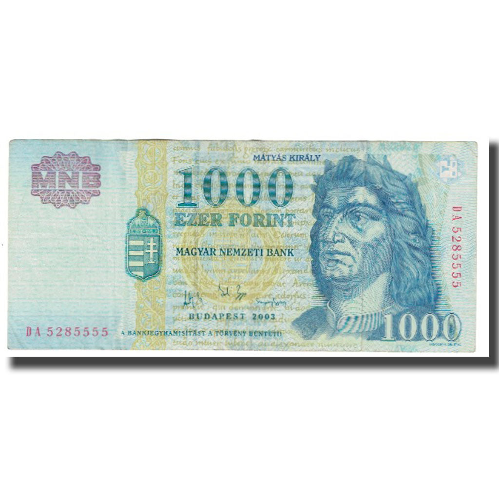 Banconote, Ungheria, 1000 Forint, 2003, KM:185a, BB