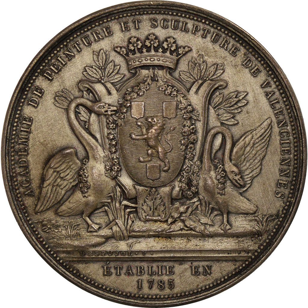 Francia, Medal, French Third Republic, Arts & Culture, 1926, EBC, Plata