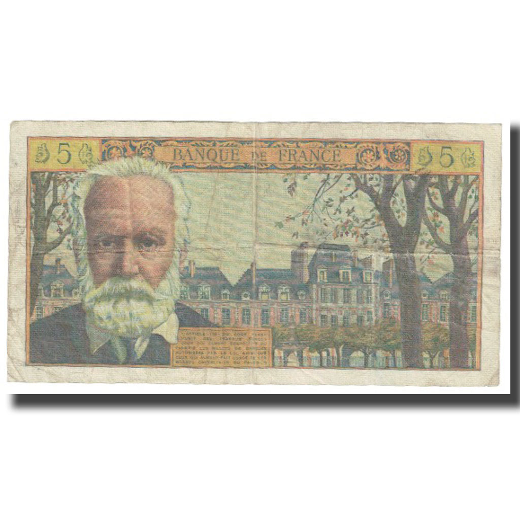 Francia, 5 Nouveaux Francs, Victor Hugo, 1962, 1962-07-05, BC, Fayette:56.12