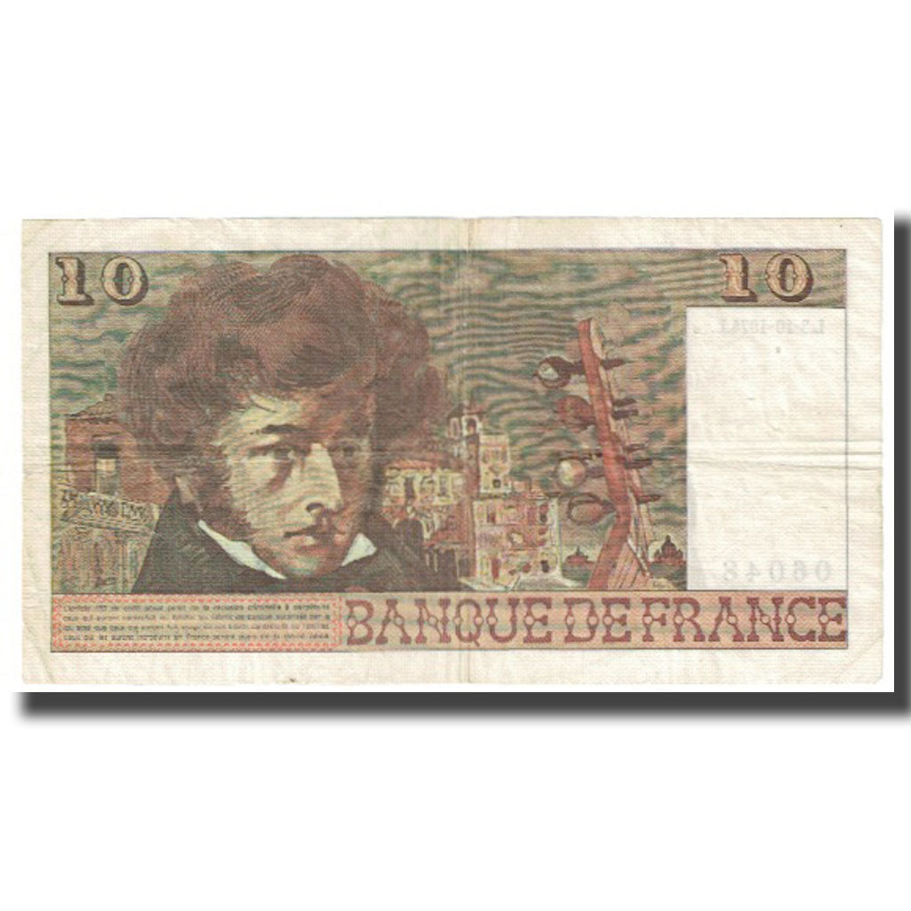 Francia, 10 Francs, Berlioz, 1974, 1974-10-03, BB, Fayette:63.7b, KM:150a