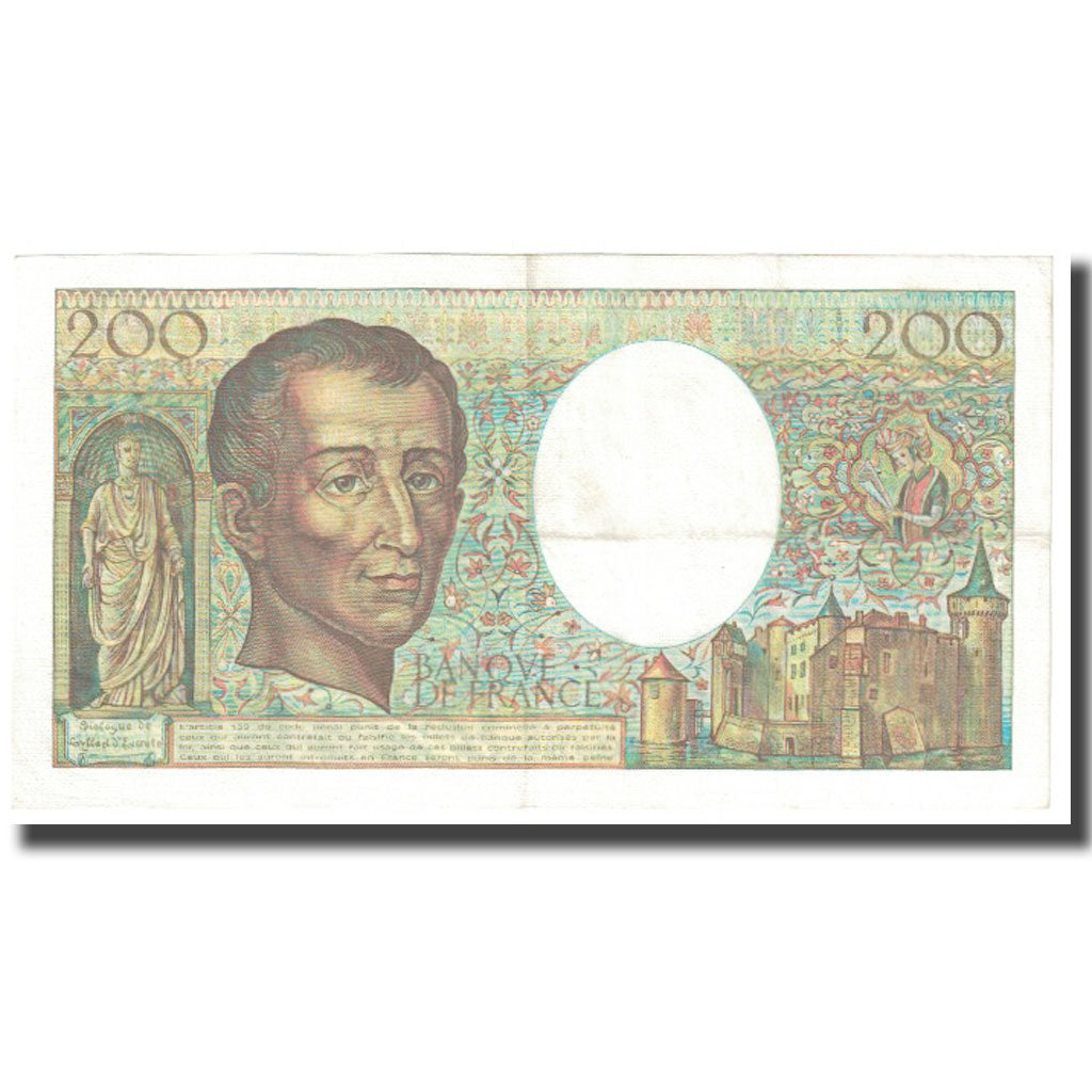 Francia, 200 Francs, Montesquieu, 1983, EBC, Fayette:70.3, KM:155a
