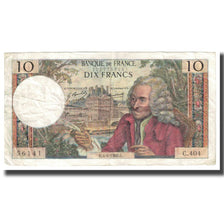 Francia, 10 Francs, Voltaire, 1968, 1968-04-04, BC, Fayette:62.32, KM:147c