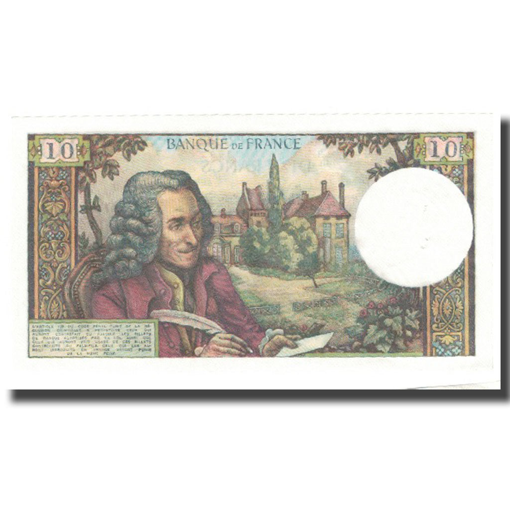 Frankreich, 10 Francs, Voltaire, 1972, 1972-06-01, UNZ-, Fayette:62.57, KM:147c