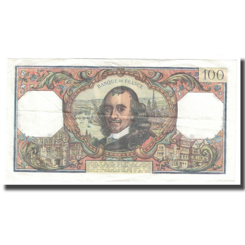 Francia, 100 Francs, Corneille, 1972, 1972-10-05, SPL-, Fayette:65.40, KM:149d