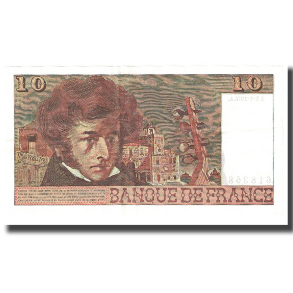 Frankreich, 10 Francs, Berlioz, 1976, 1976-01-05, VZ, Fayette:63.17, KM:150c