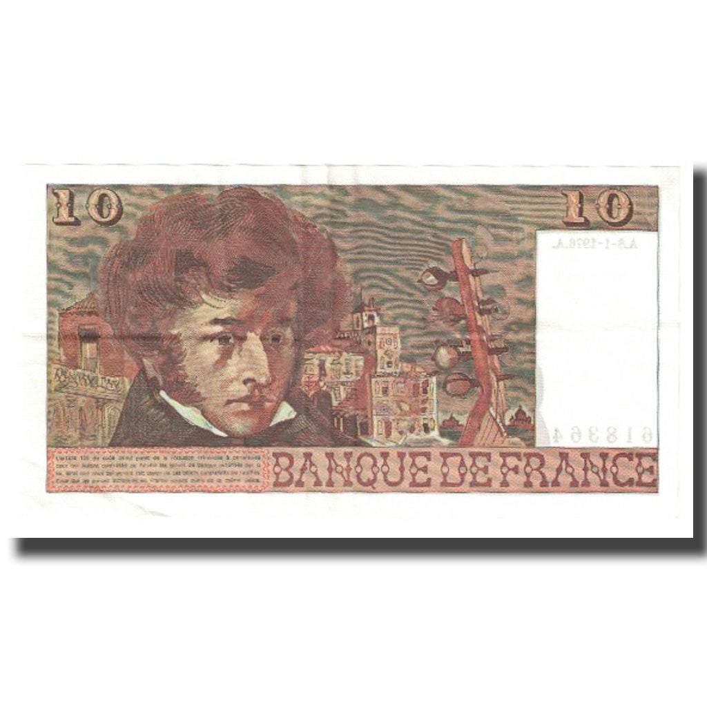 France, 10 Francs, Berlioz, 1976, 1976-01-05, AU(55-58), Fayette:63.17, KM:150c