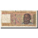 Banknot, Madagascar, 10,000 Francs = 2000 Ariary, KM:79a, VF(20-25)