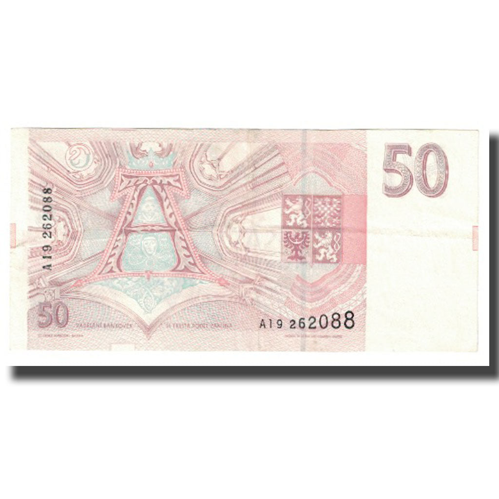 Banknote, Czech Republic, 50 Korun, 1993, KM:4a, UNC(65-70)