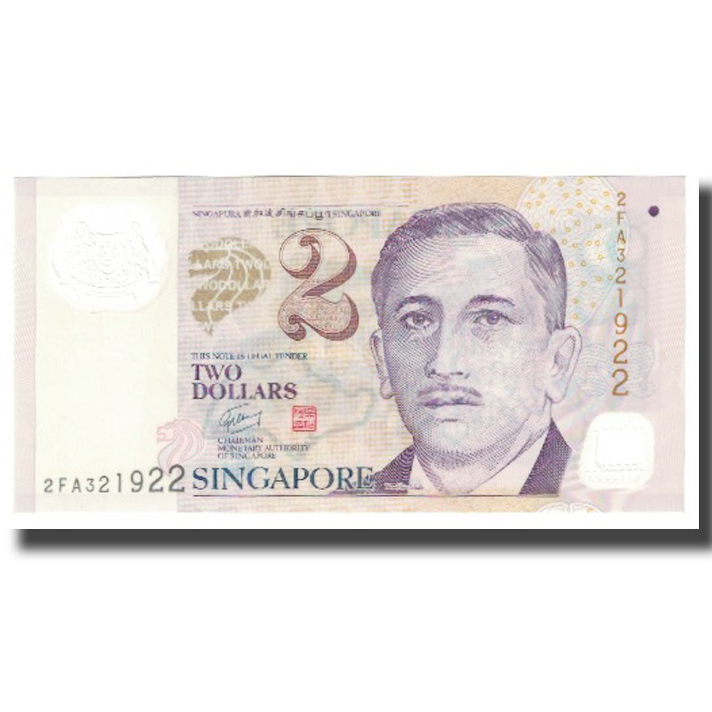 Banconote, Singapore, 2 Dollars, KM:38, FDS