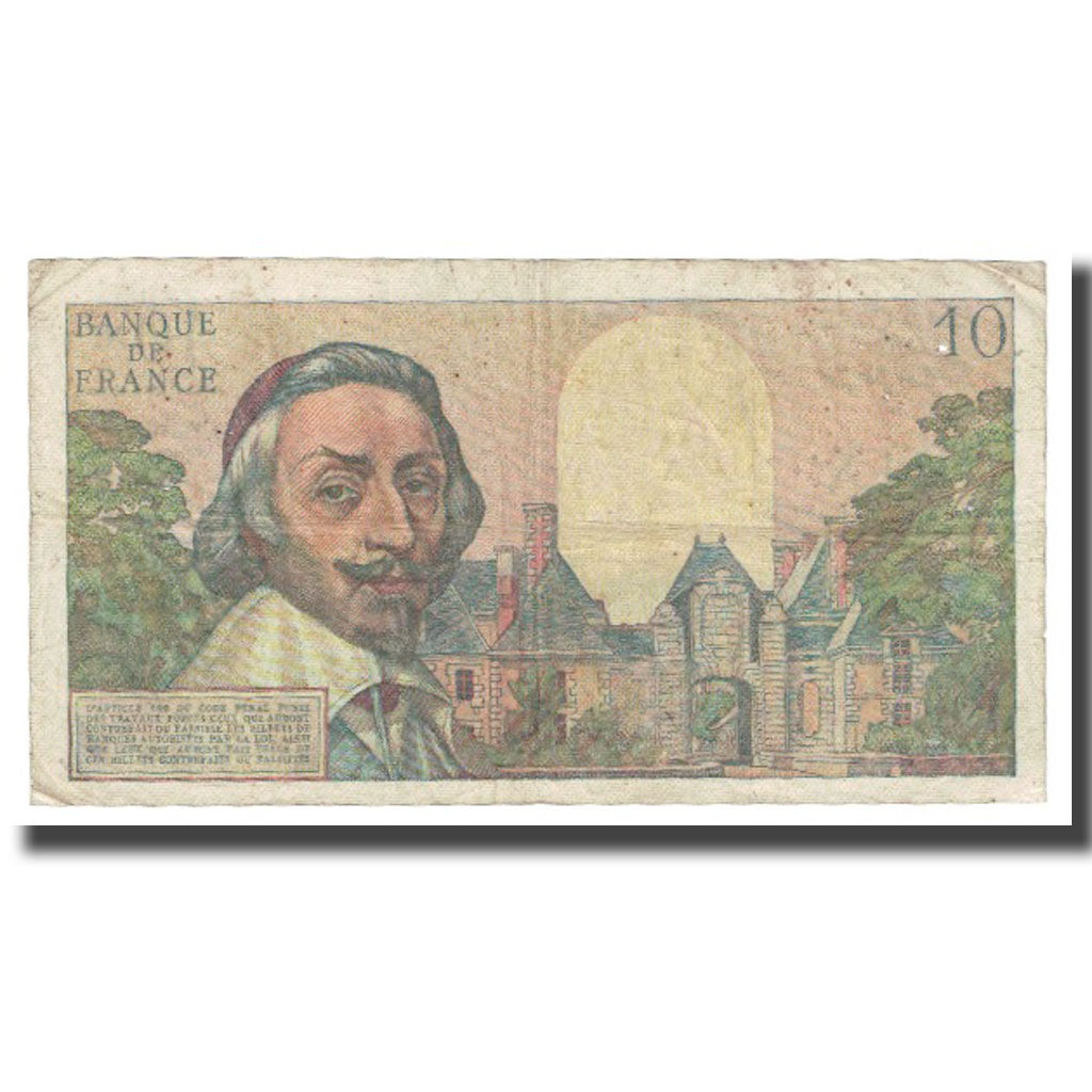 Frankrijk, 10 Nouveaux Francs, Richelieu, 1961, 1961-12-07, TB, Fayette:57.16