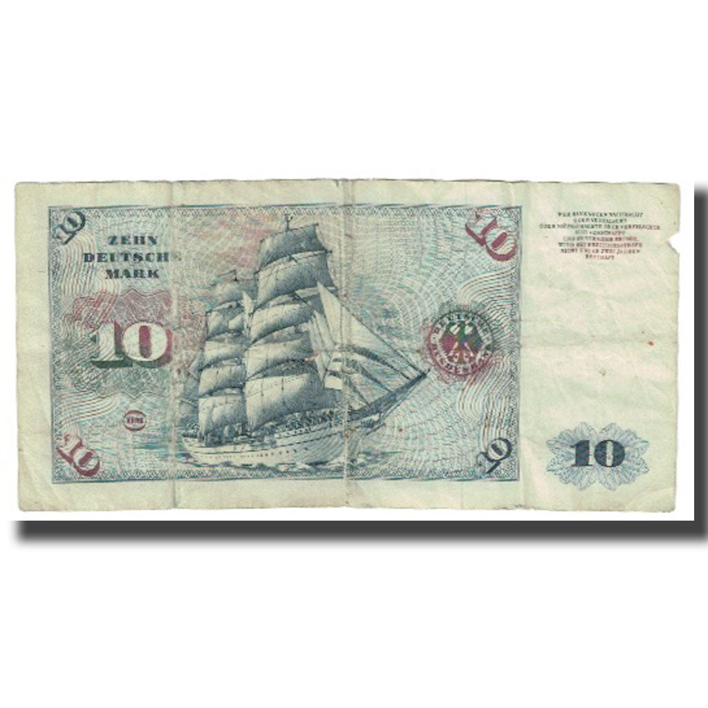 Banknote, GERMANY - FEDERAL REPUBLIC, 10 Deutsche Mark, 1970, 1970-01-02