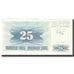 Banknote, Bosnia - Herzegovina, 25 Dinara, 1992, KM:11a, UNC(63)