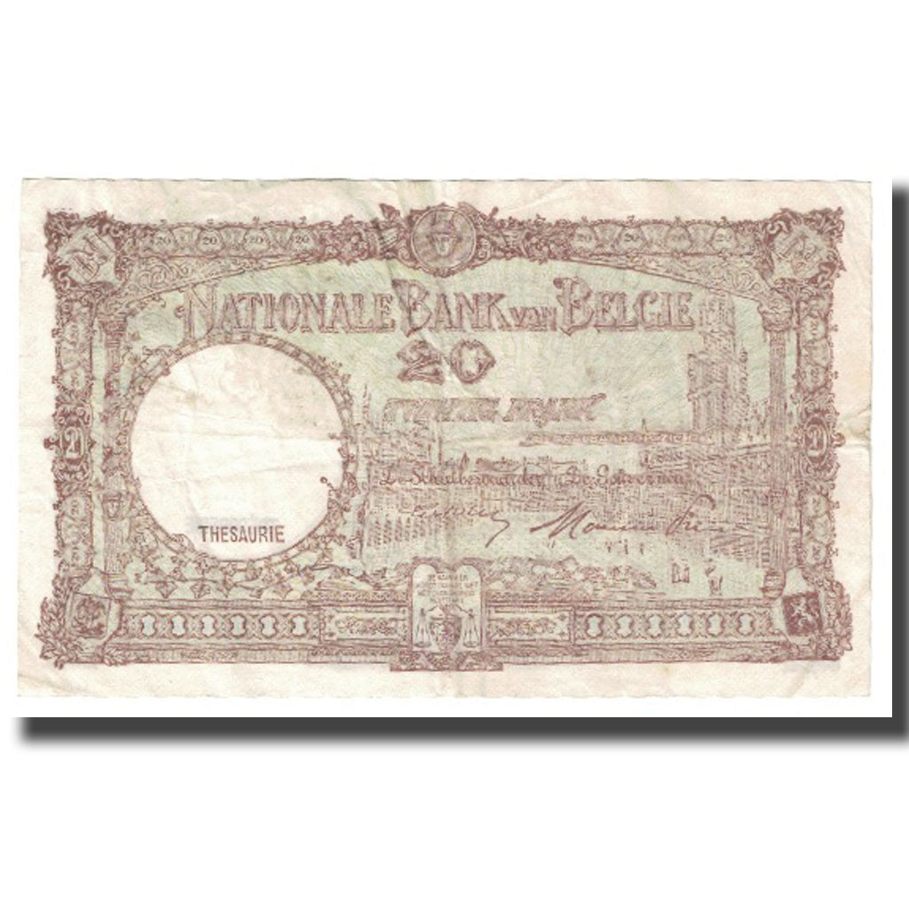 Banknote, Belgium, 20 Francs, 1948, 1948-09-01, KM:116, VF(20-25)