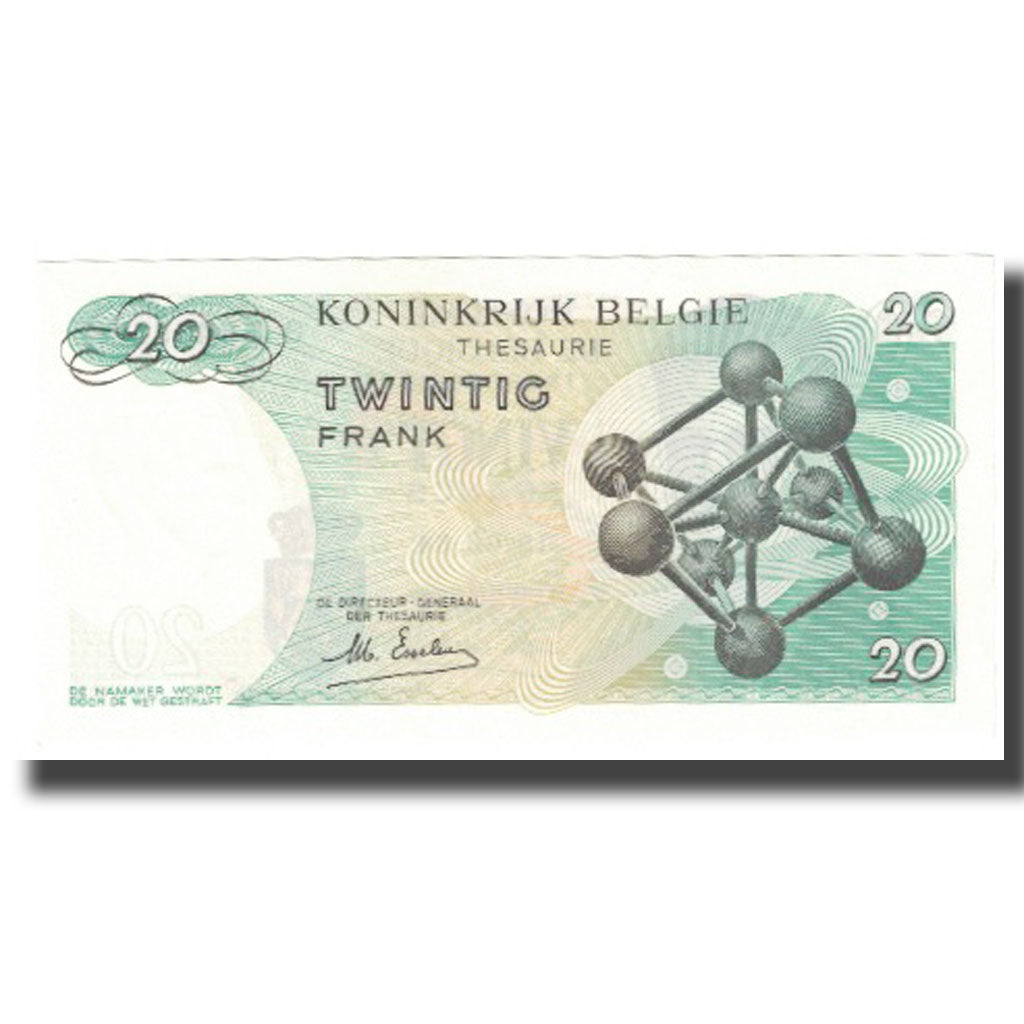 Banknote, Belgium, 20 Francs, 1964, 1964-06-15, KM:138, UNC(65-70)