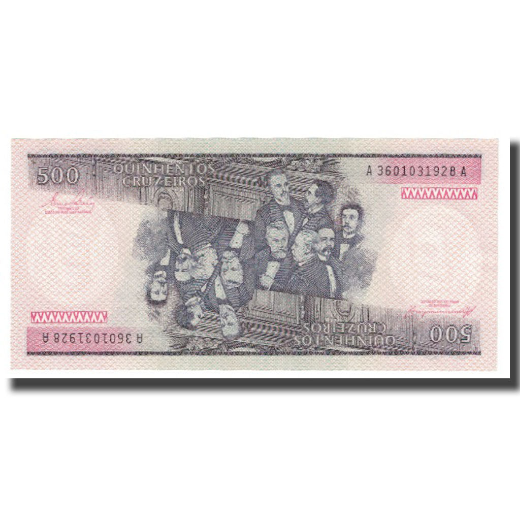 Banknote, Brazil, 500 Cruzeiros, KM:200a, UNC(65-70)