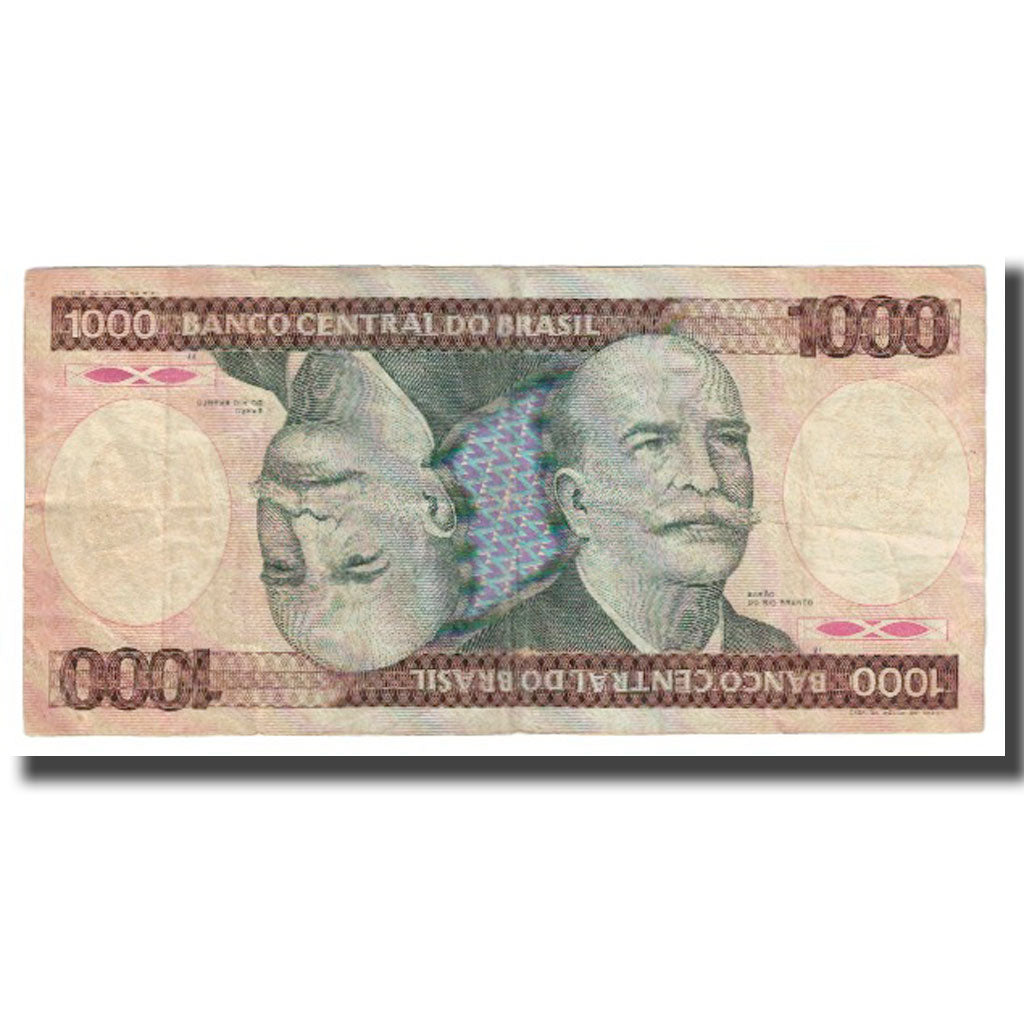 Biljet, Brazilië, 1000 Cruzeiros, KM:201c, TB
