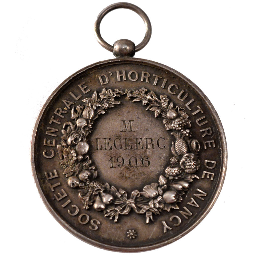 France, Medal, French Third Republic, Flora, 1906, Vernon, AU(50-53), Silver