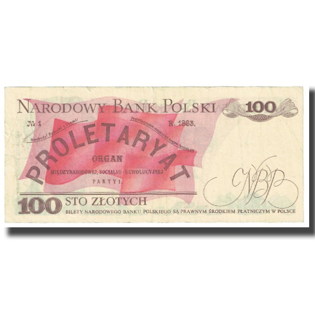 Geldschein, Polen, 100 Zlotych, 1986, 1986-06-01, KM:143b, S
