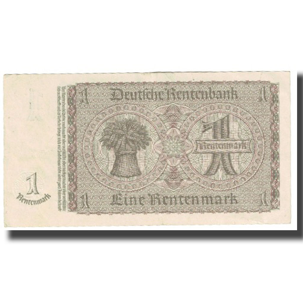 Biljet, Duitsland, 1 Rentenmark, 1937, 1937-01-30, KM:173b, SUP