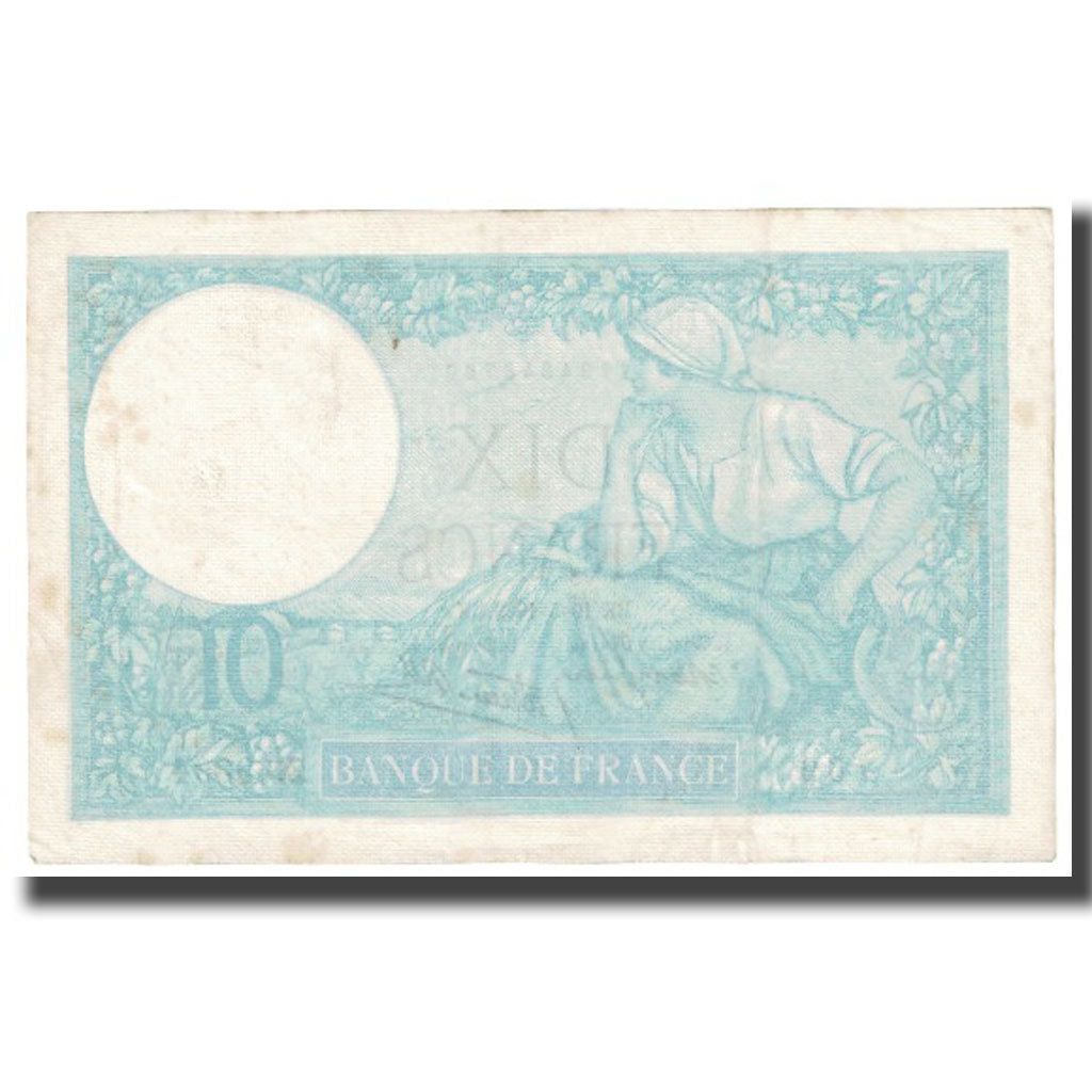 France, 10 Francs, Minerve, 1939, 1939-05-19, EF(40-45), Fayette:7.3, KM:73e