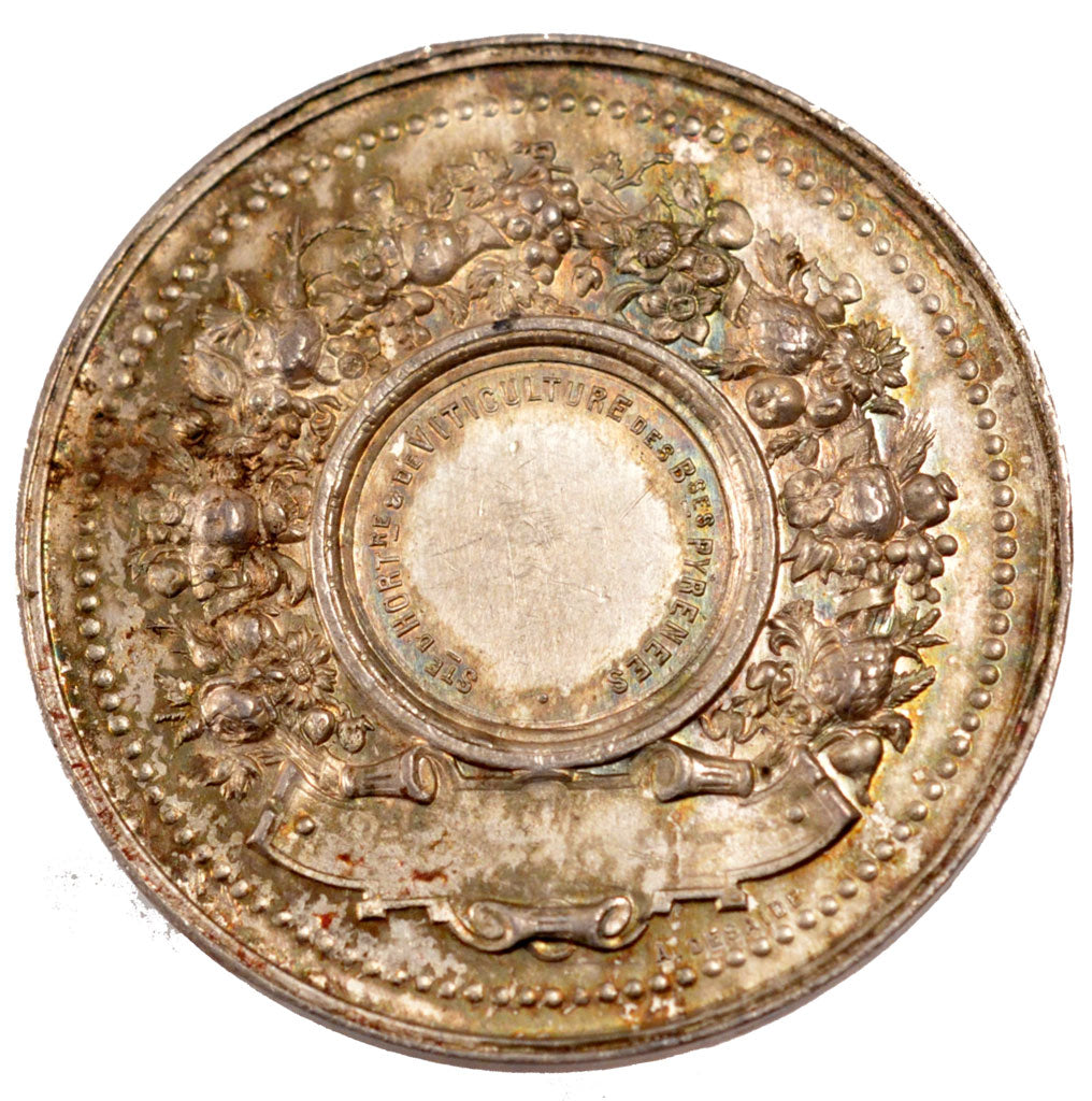 FRANCE, Flora, French Third Republic, Medal, EF(40-45), Desaide, Silver, 42,...