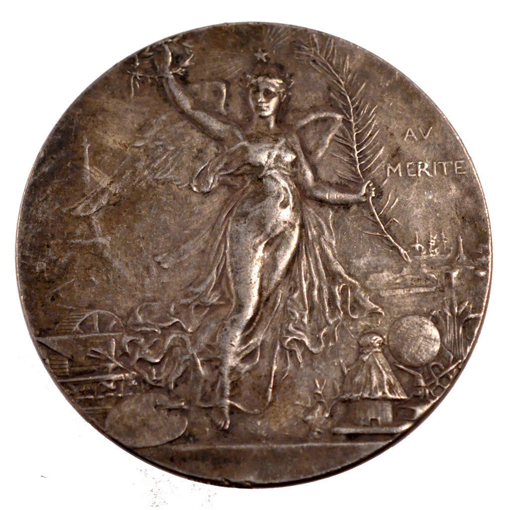 FRANCE, Flora, French Third Republic, Medal, AU(50-53), Dubois.H, Silver, 41,...