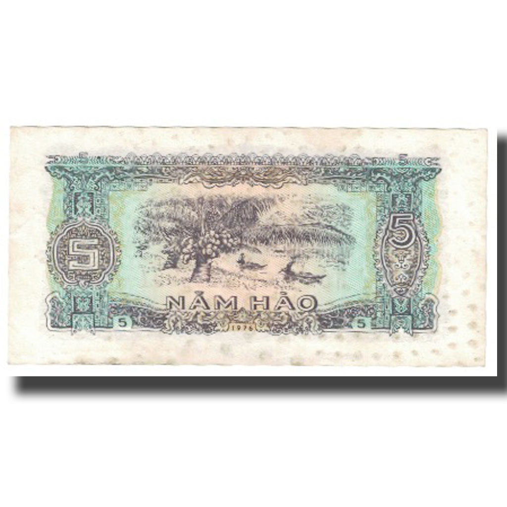 Banknote, Vietnam, 5 Hao, 1976, KM:79a, VF(20-25)