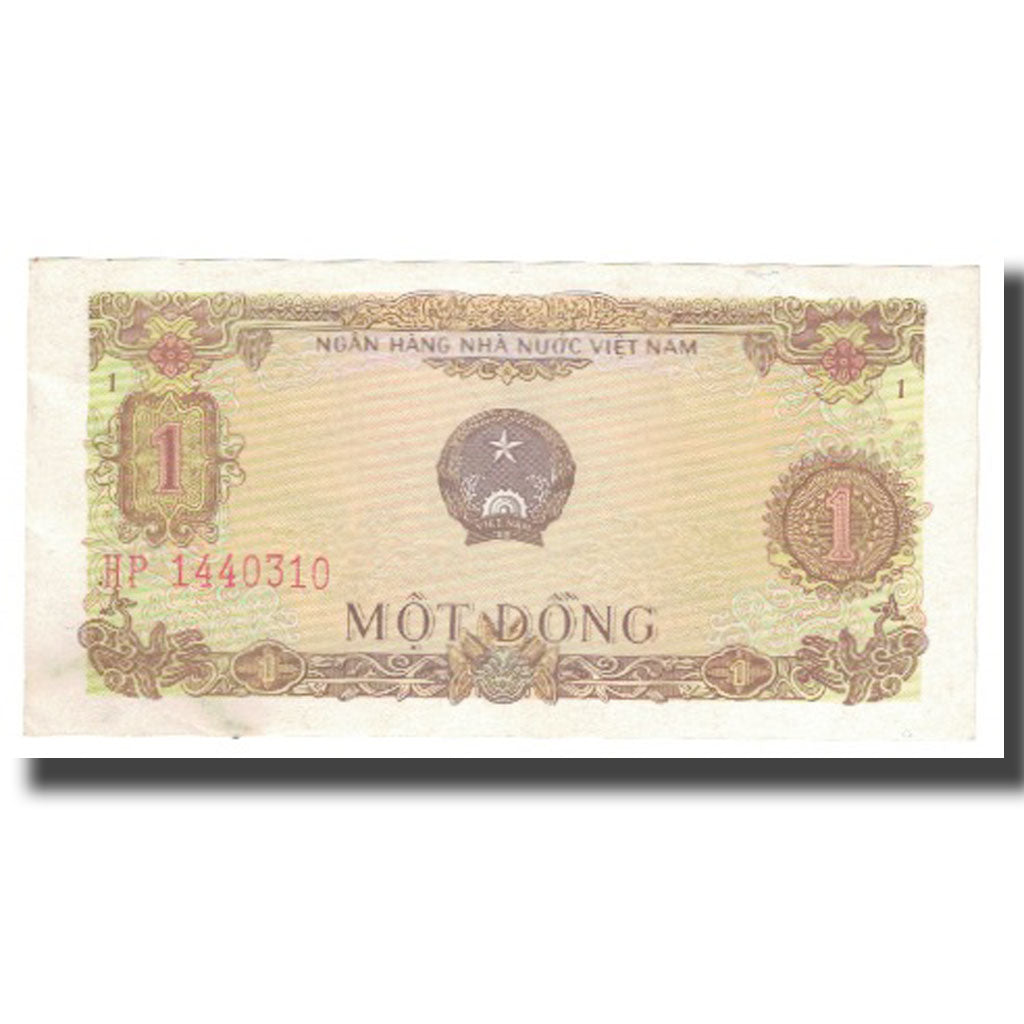 Geldschein, Vietnam, 1 D<ox>ng, 1976, KM:80a, S