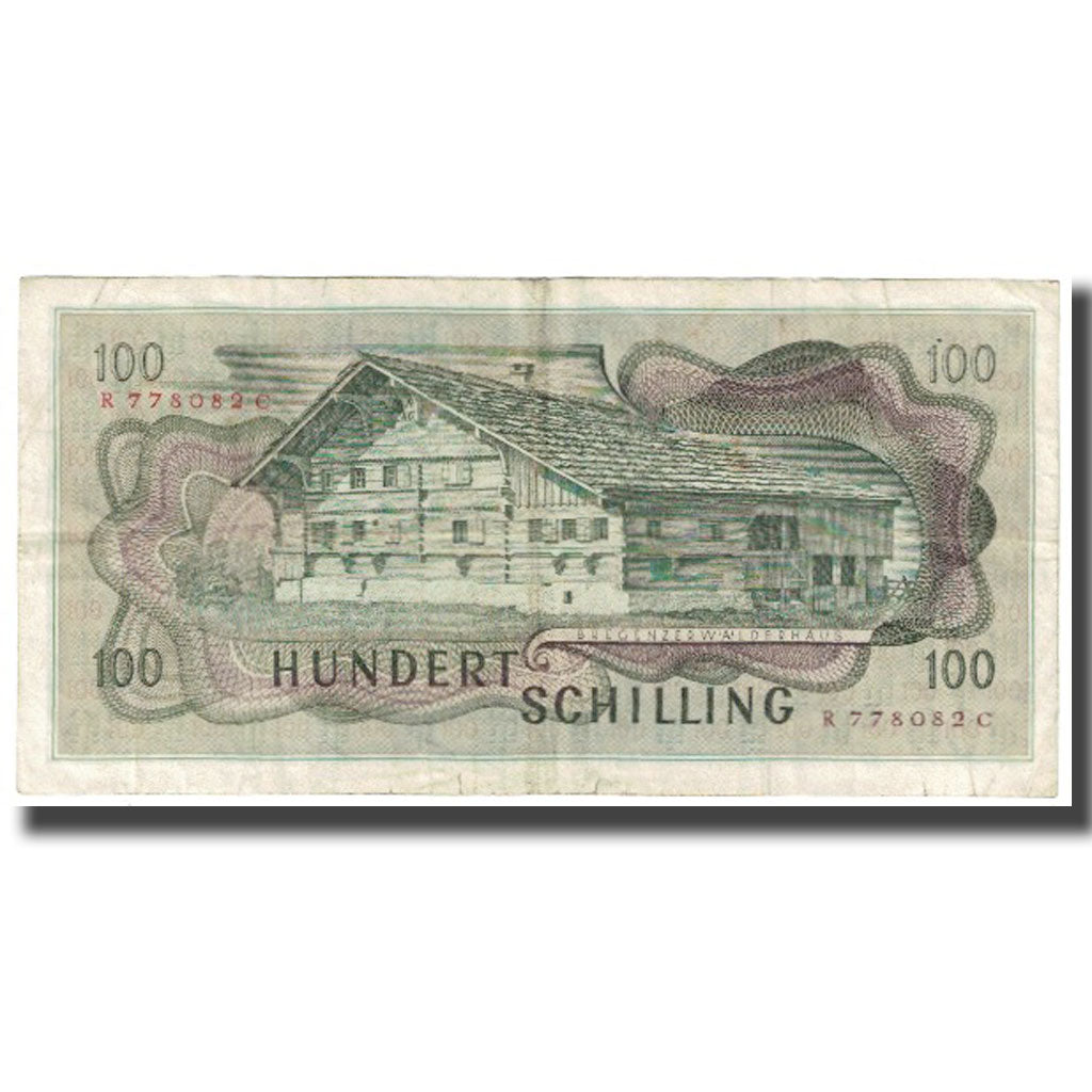Banknote, Austria, 100 Schilling, 1969, 1969-01-02, KM:145a, EF(40-45)
