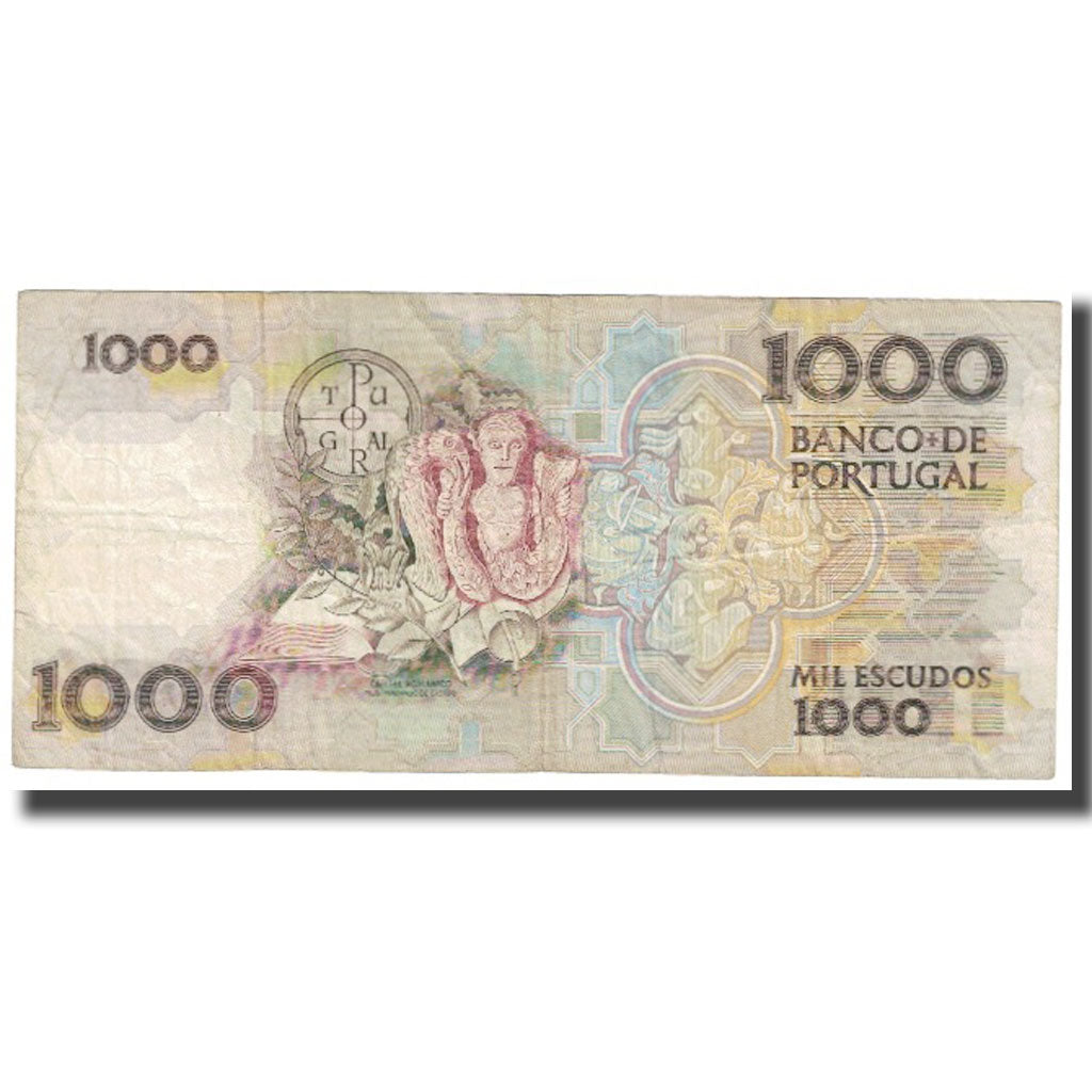 Geldschein, Portugal, 1000 Escudos, 1992, 1992-02-06, KM:181i, S
