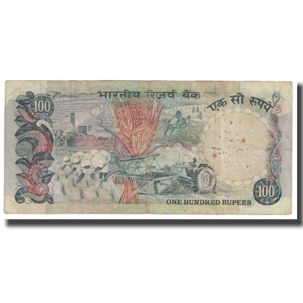 Banknote, India, 100 Rupees, KM:86a, VF(20-25)