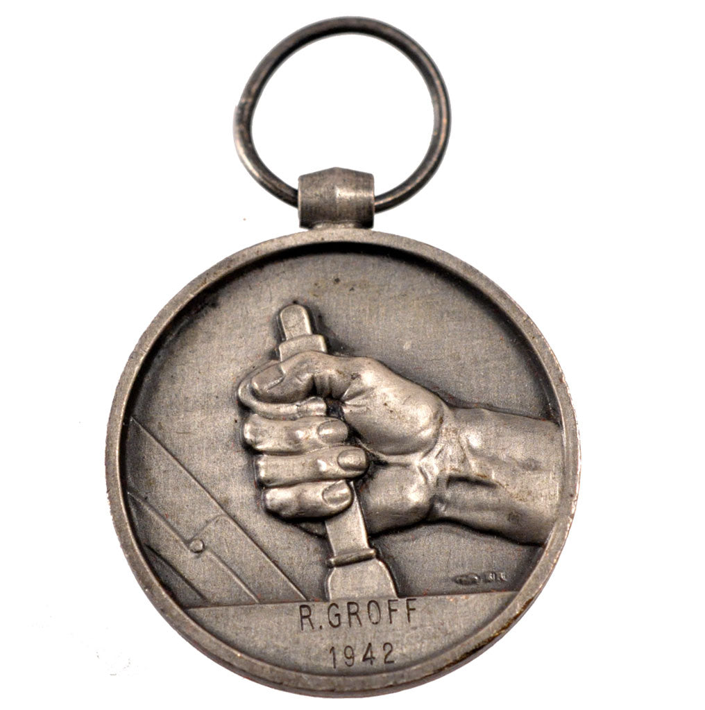 FRANCE, Business & industry, French State, Medal, 1942, AU(55-58), Stainless...